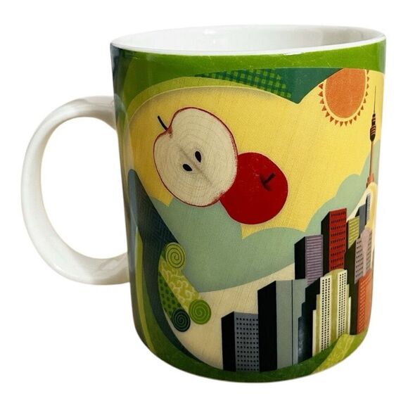 Starbucks South Korea Daegu Mug Apple Skyline 16oz - Picture 3 of 5